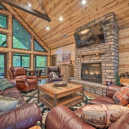 Broken Bow Cabin Deck With Hot Tub And Pool Table! 외부 사진