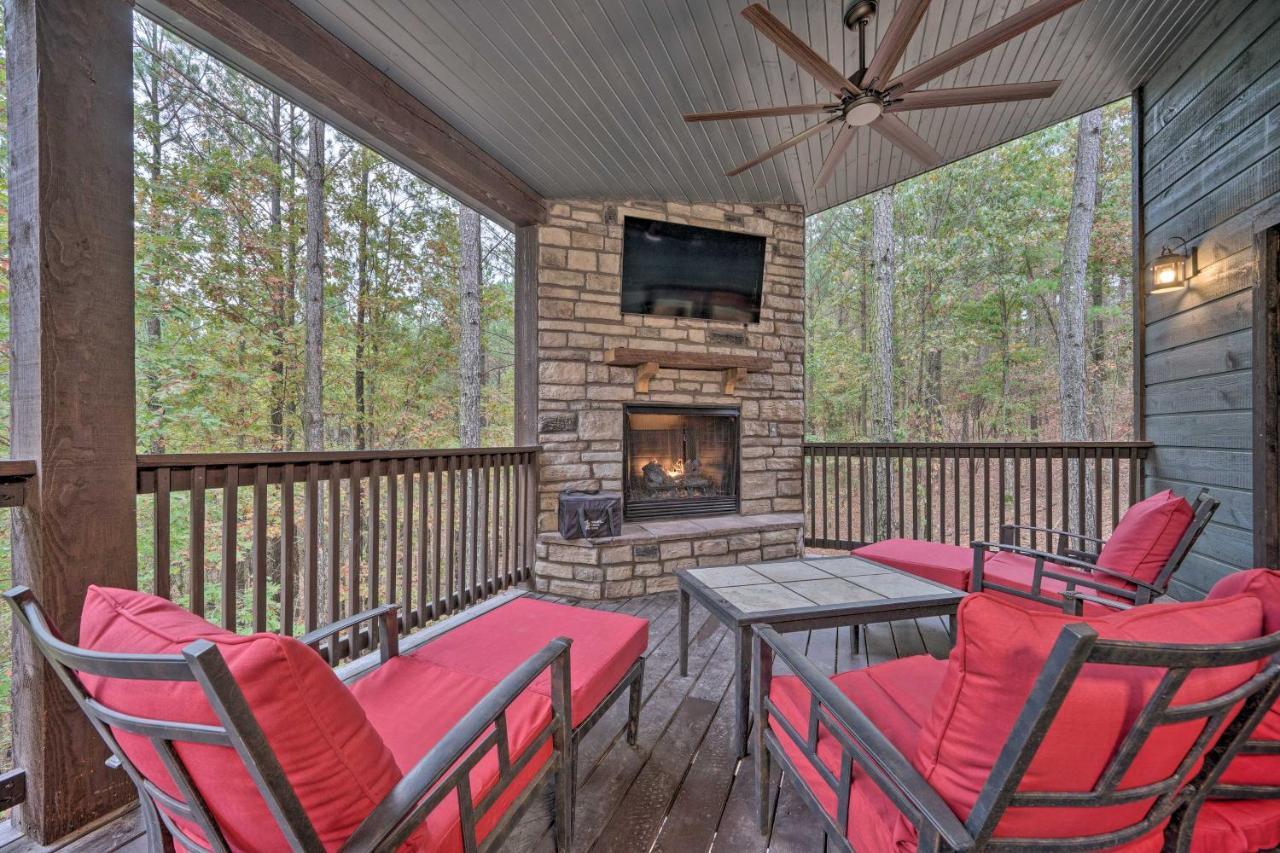 Broken Bow Cabin Deck With Hot Tub And Pool Table! 외부 사진