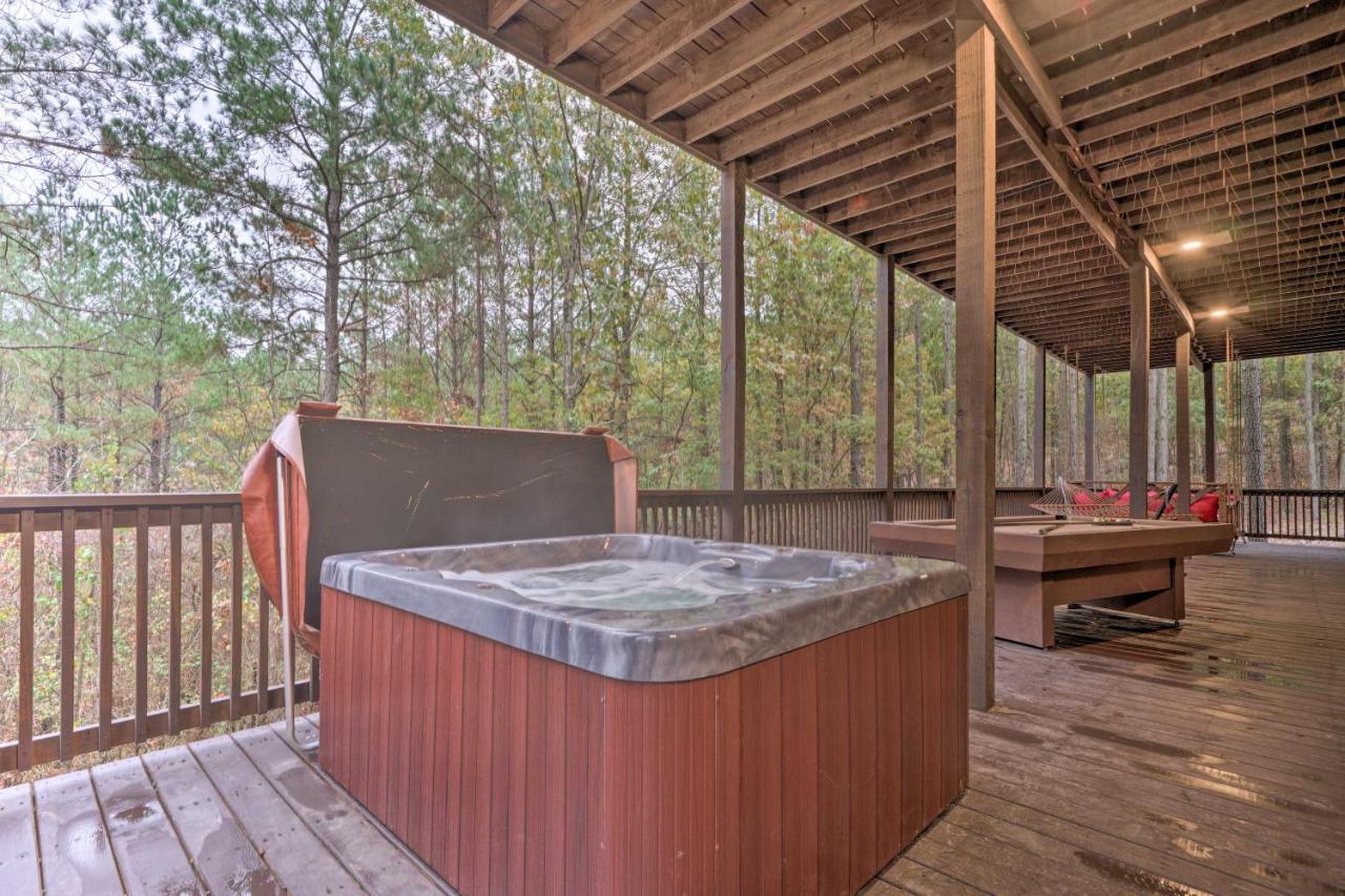 Broken Bow Cabin Deck With Hot Tub And Pool Table! 외부 사진