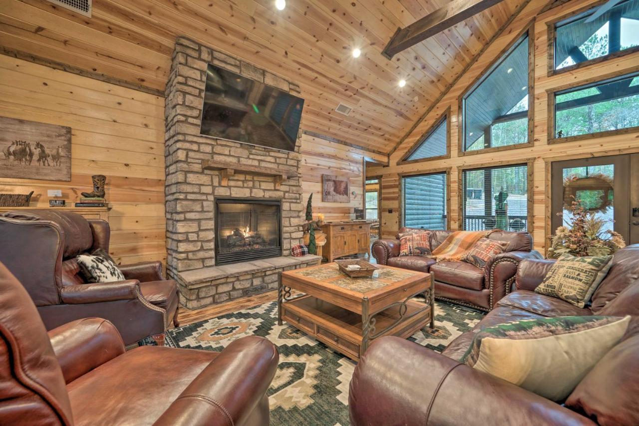 Broken Bow Cabin Deck With Hot Tub And Pool Table! 외부 사진
