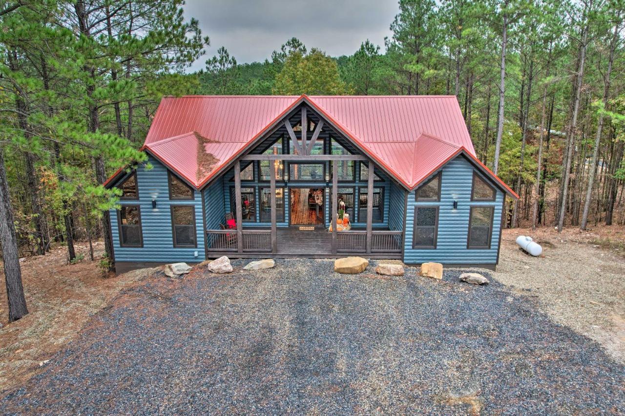 Broken Bow Cabin Deck With Hot Tub And Pool Table! 외부 사진