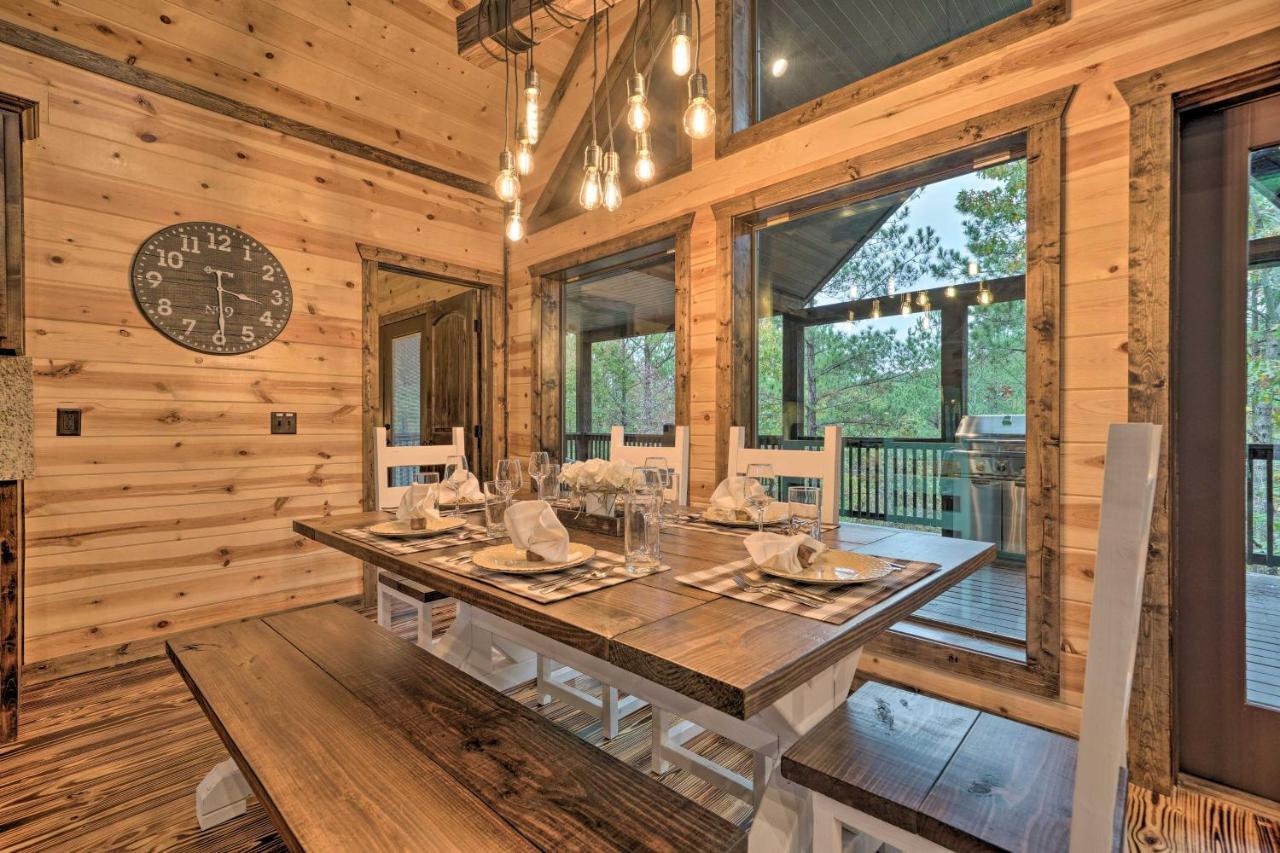 Broken Bow Cabin Deck With Hot Tub And Pool Table! 외부 사진