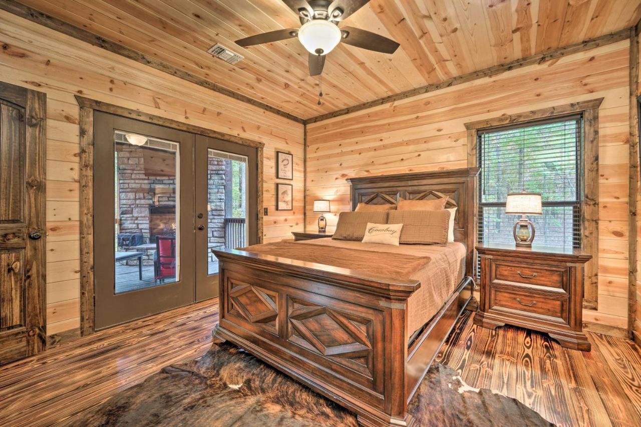 Broken Bow Cabin Deck With Hot Tub And Pool Table! 외부 사진