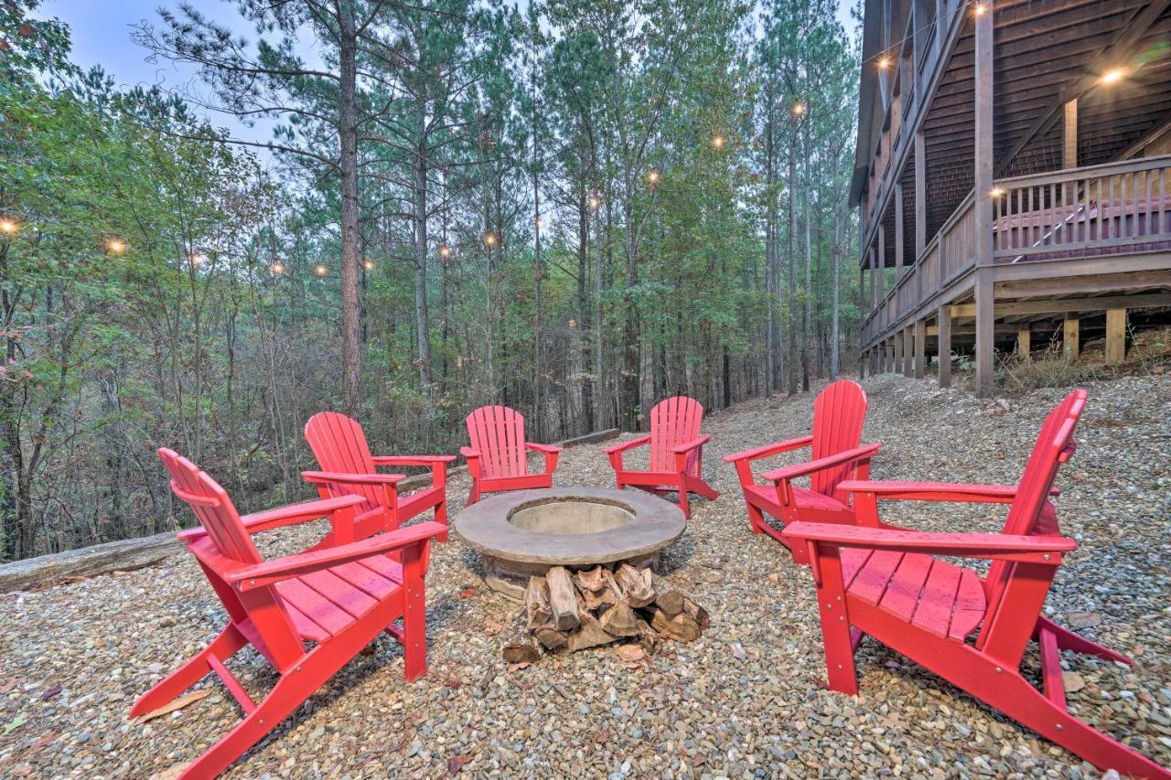 Broken Bow Cabin Deck With Hot Tub And Pool Table! 외부 사진
