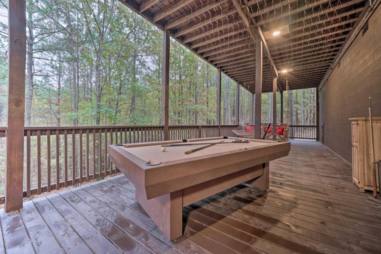 Broken Bow Cabin Deck With Hot Tub And Pool Table! 외부 사진