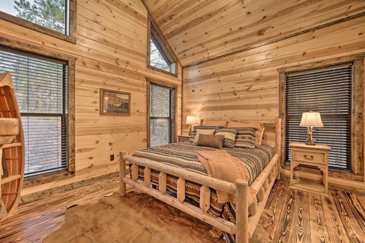 Broken Bow Cabin Deck With Hot Tub And Pool Table! 외부 사진