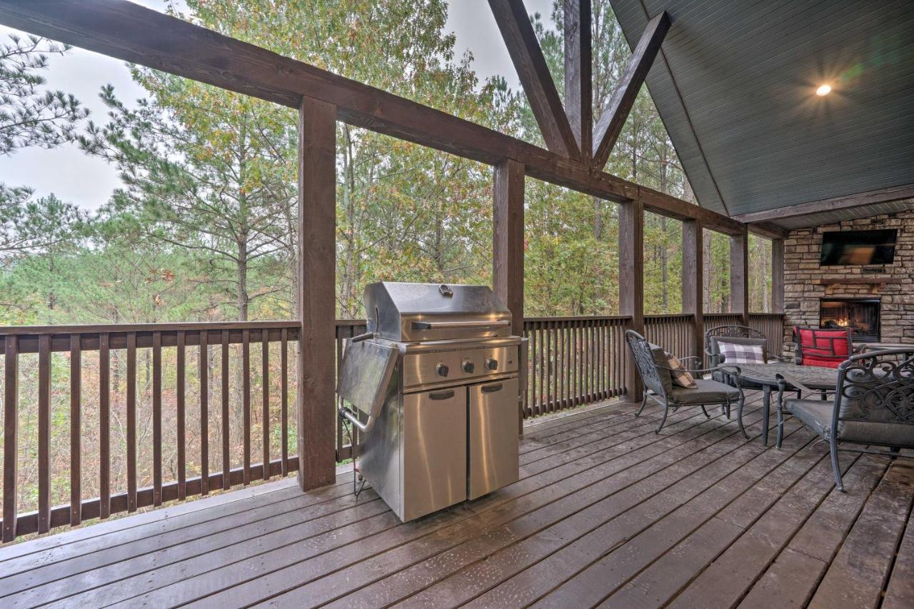 Broken Bow Cabin Deck With Hot Tub And Pool Table! 외부 사진