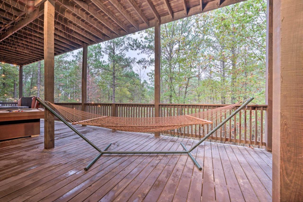Broken Bow Cabin Deck With Hot Tub And Pool Table! 외부 사진