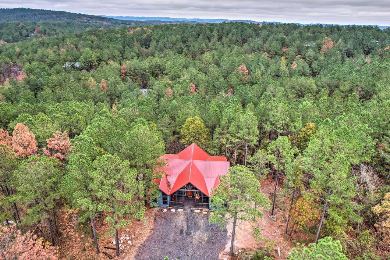 Broken Bow Cabin Deck With Hot Tub And Pool Table! 외부 사진